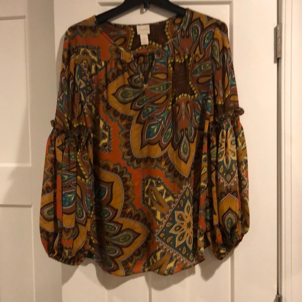 Chico’s print shirt